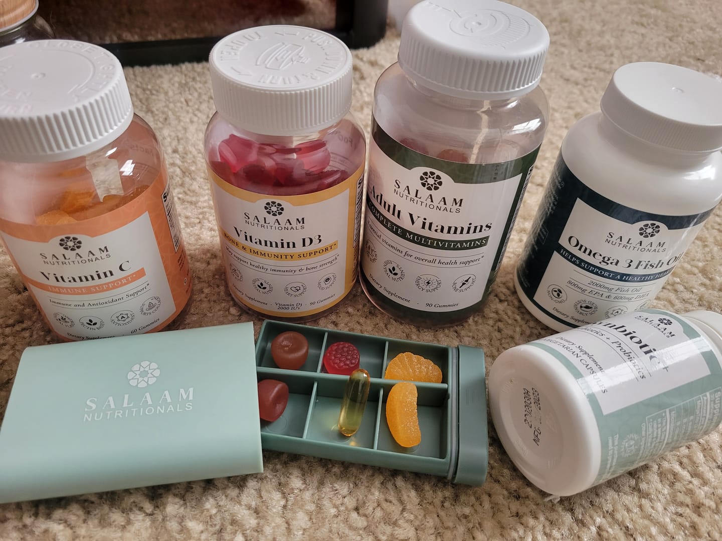 Customer photo review of Halal Vitamin C Chewable Gummies - 60 Count | Salaam Nutritionals