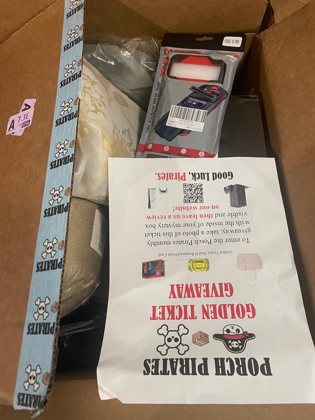 Customer photo review of The Classic Liquidation Mystery Box - Blue Tape PS5 Chance Box