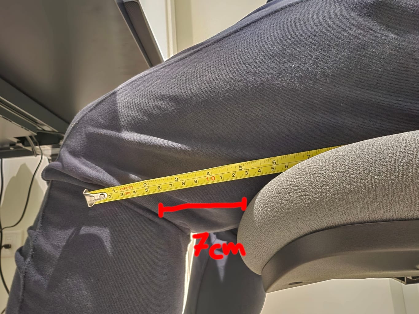 Customer photo review of Standing-Mate — The First Ergonomic Standing Desk Chair
