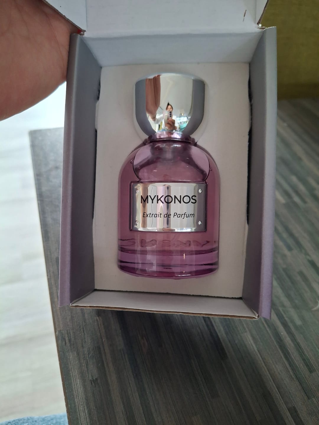 Customer photo review of Mykonos Reflection Elixir Extrait de Parfum 50ml