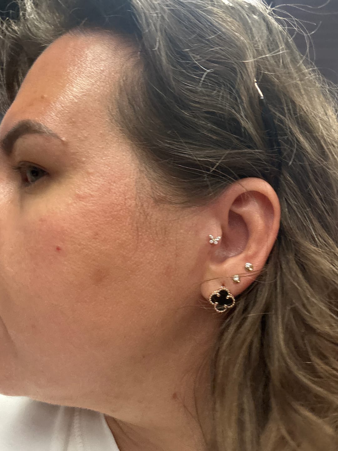 Customer photo review of Butterfly Piercing | Titan