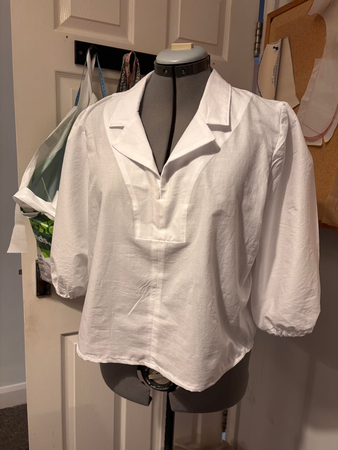 Customer photo review of Plain 100% Cotton Lawn Fabric