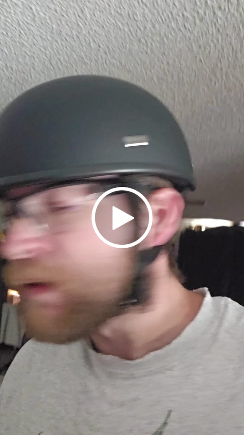 Customer video review of Smallest & Lightest DOT Open Beanie Helmet - Matte Black