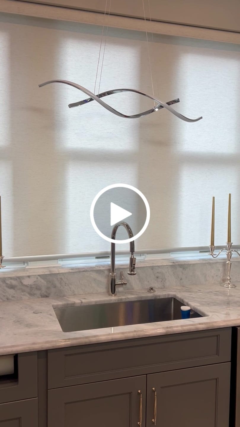 Customer video review of Smart Motorized Light Filtering Roller Shades 70% Blackout Linen Translucent