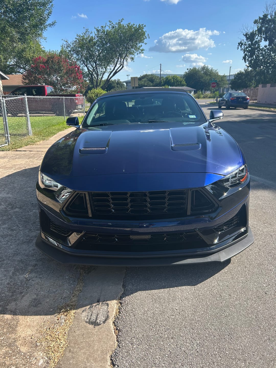 Customer photo review of 2018-2023 Mustang Dark Horse Front Bumper Conversion Body Kit