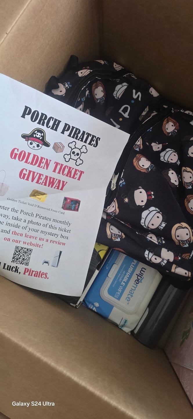 Customer photo review of The Scallywag Mystery Box