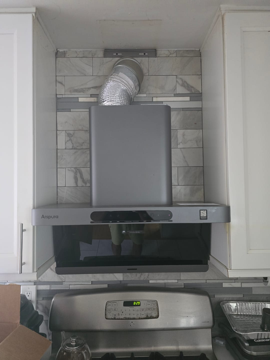 Customer photo review of Arspura 30'' F1 High-Velocity Range Hood