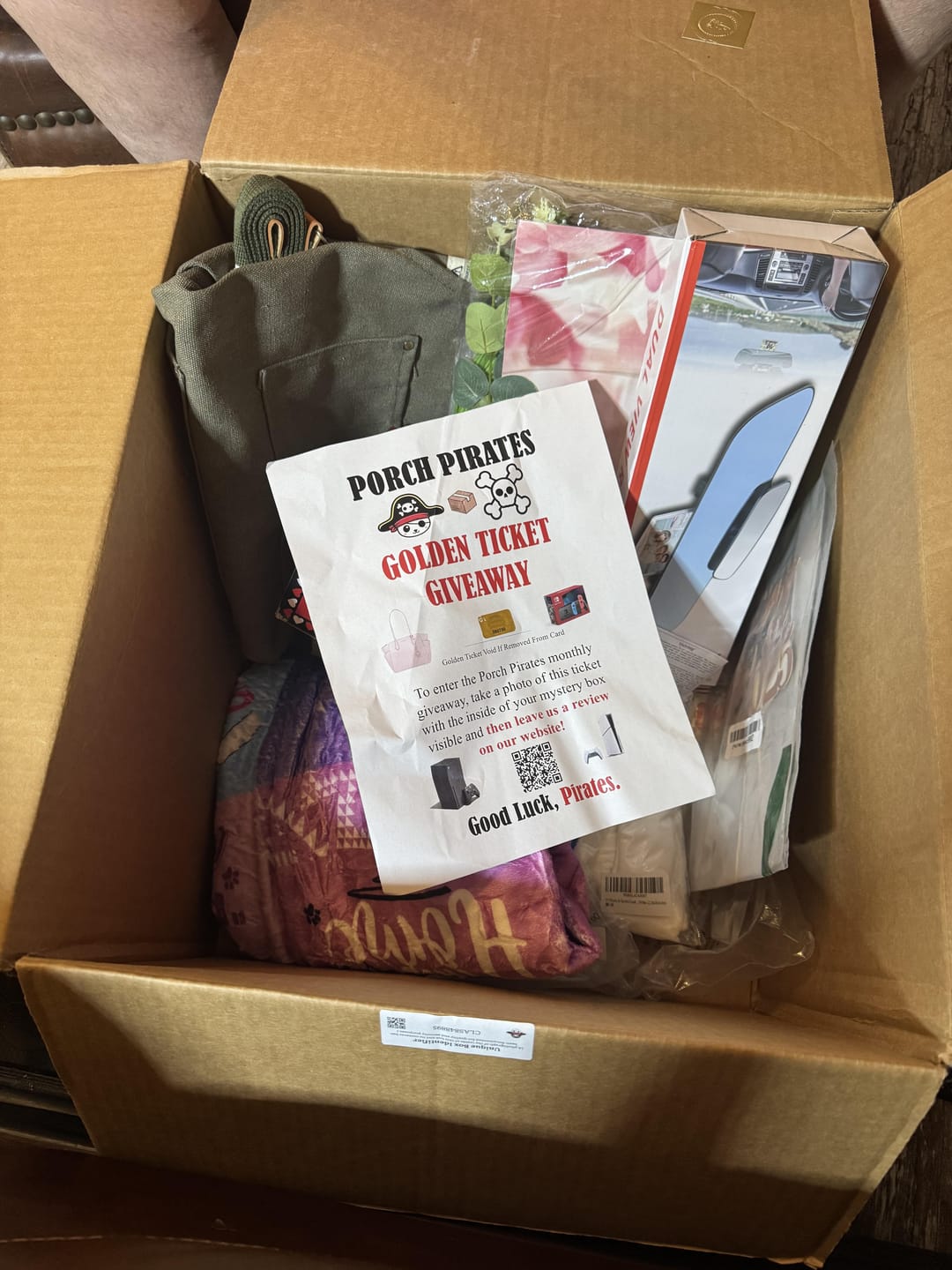 Customer photo review of The Classic Liquidation Mystery Box - Blue Tape PS5 Chance Box