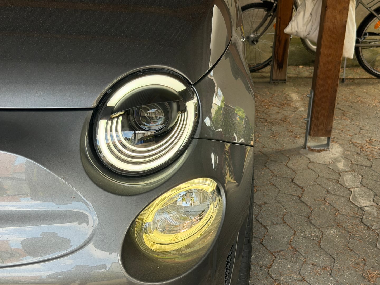 Customer photo review of Fari Full LED Anteriori Abarth & Fiat 500 (2008–2025)