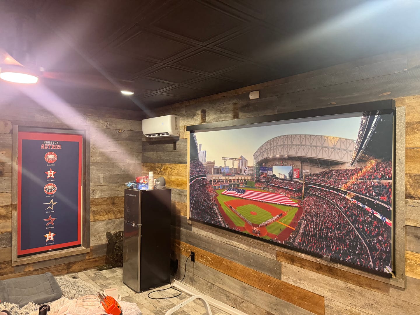 Customer photo review of Custom Printed Roller Shades