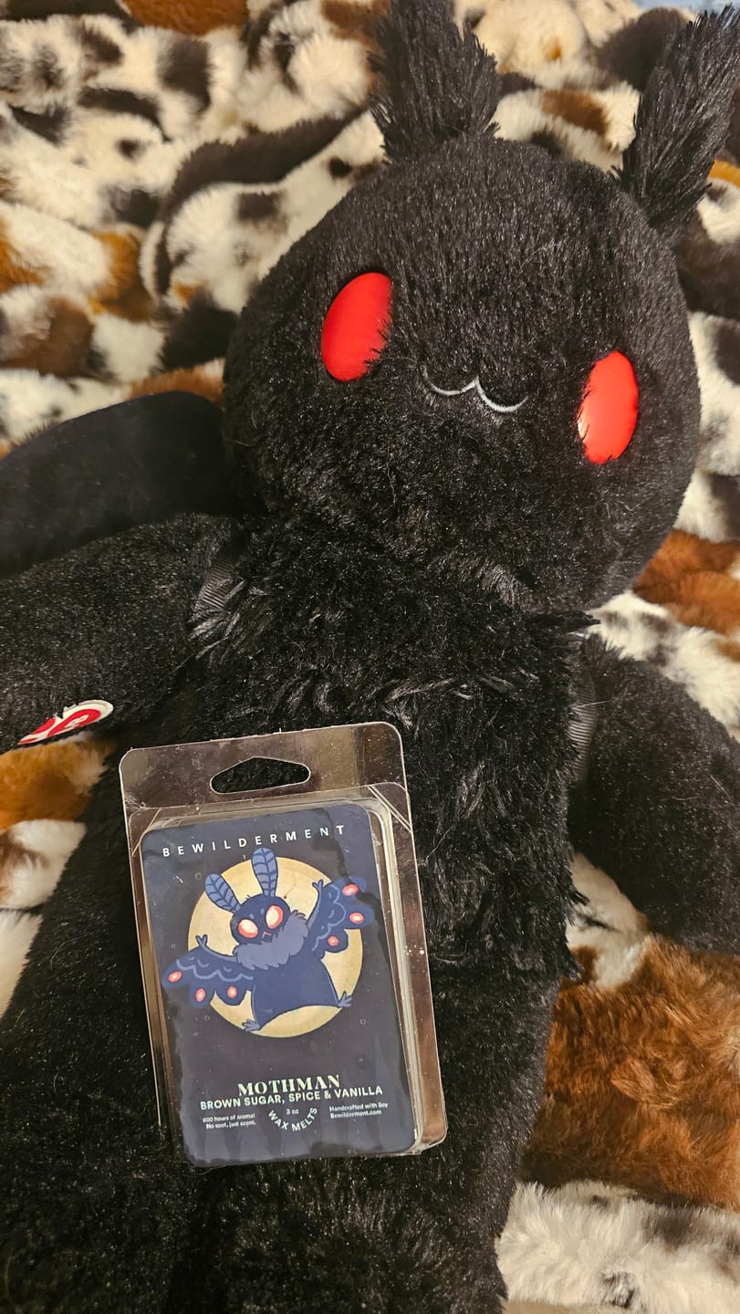 Customer photo review of Mothman Wax Melts