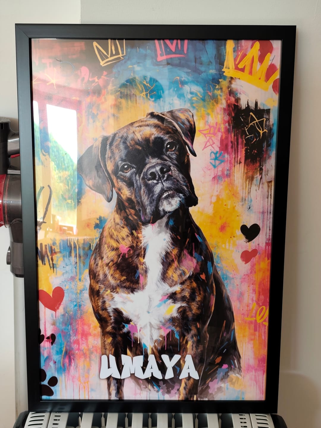 Customer photo review of Le graffiti - Poster personnalisé