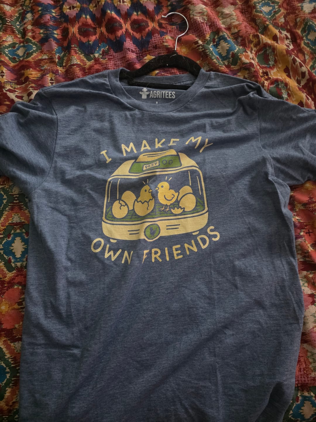 Customer photo review of I Make My Own Friends T-Shirt