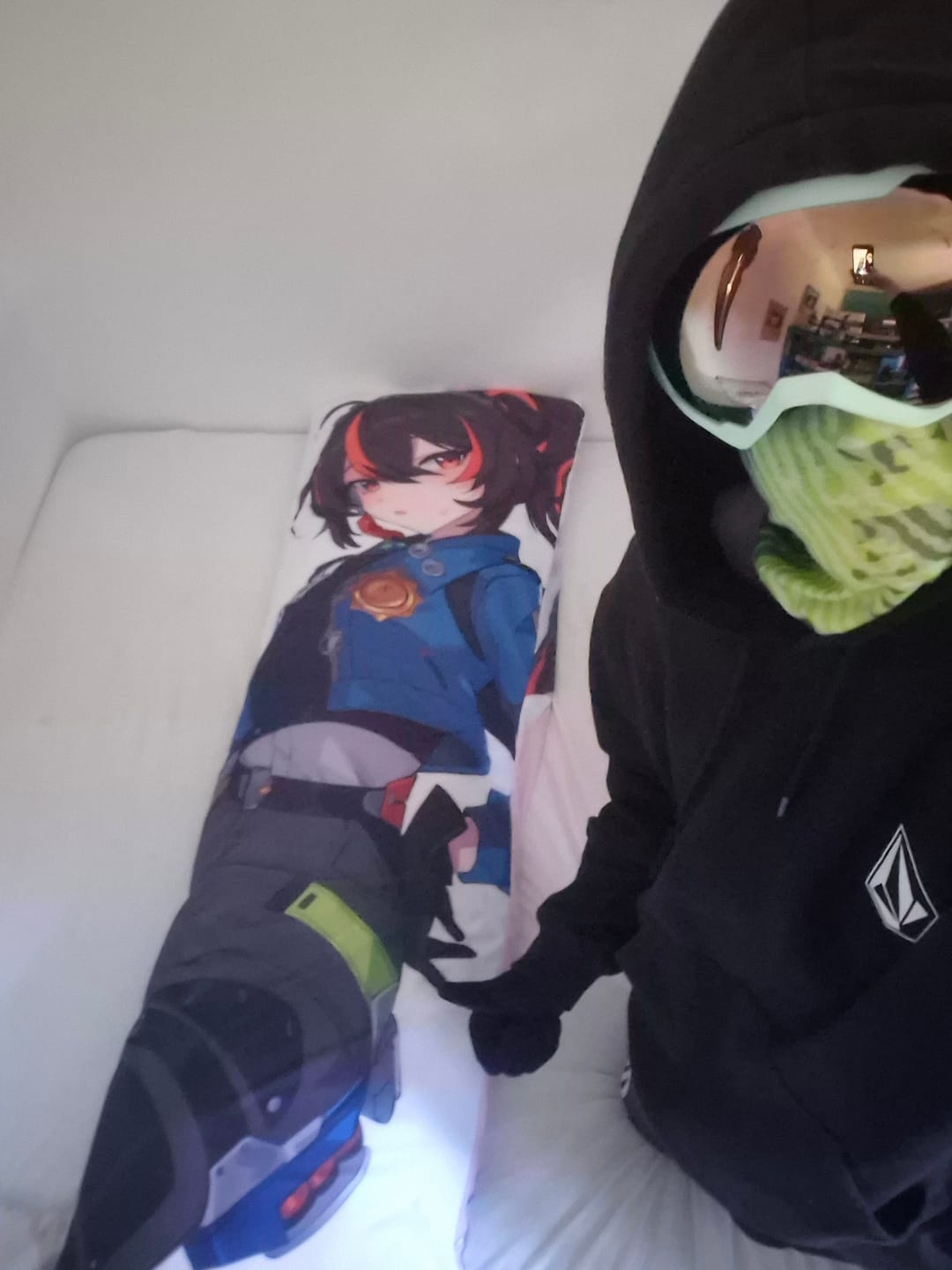 Customer photo review of Custom Body Pillow Cover