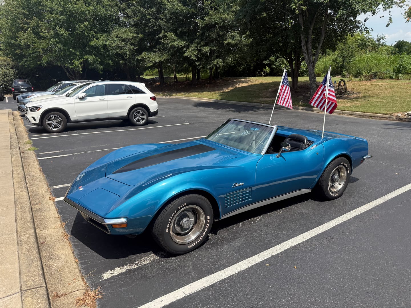 Customer photo review of 16" x 24" Boat Flag Set