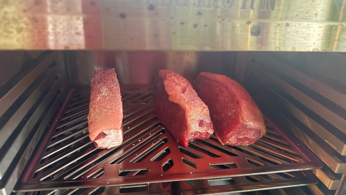 Customer photo review of 1500℉ Portable Infrared Steak Grill with Pizza Stone, Stainless Steel- 16 Inch