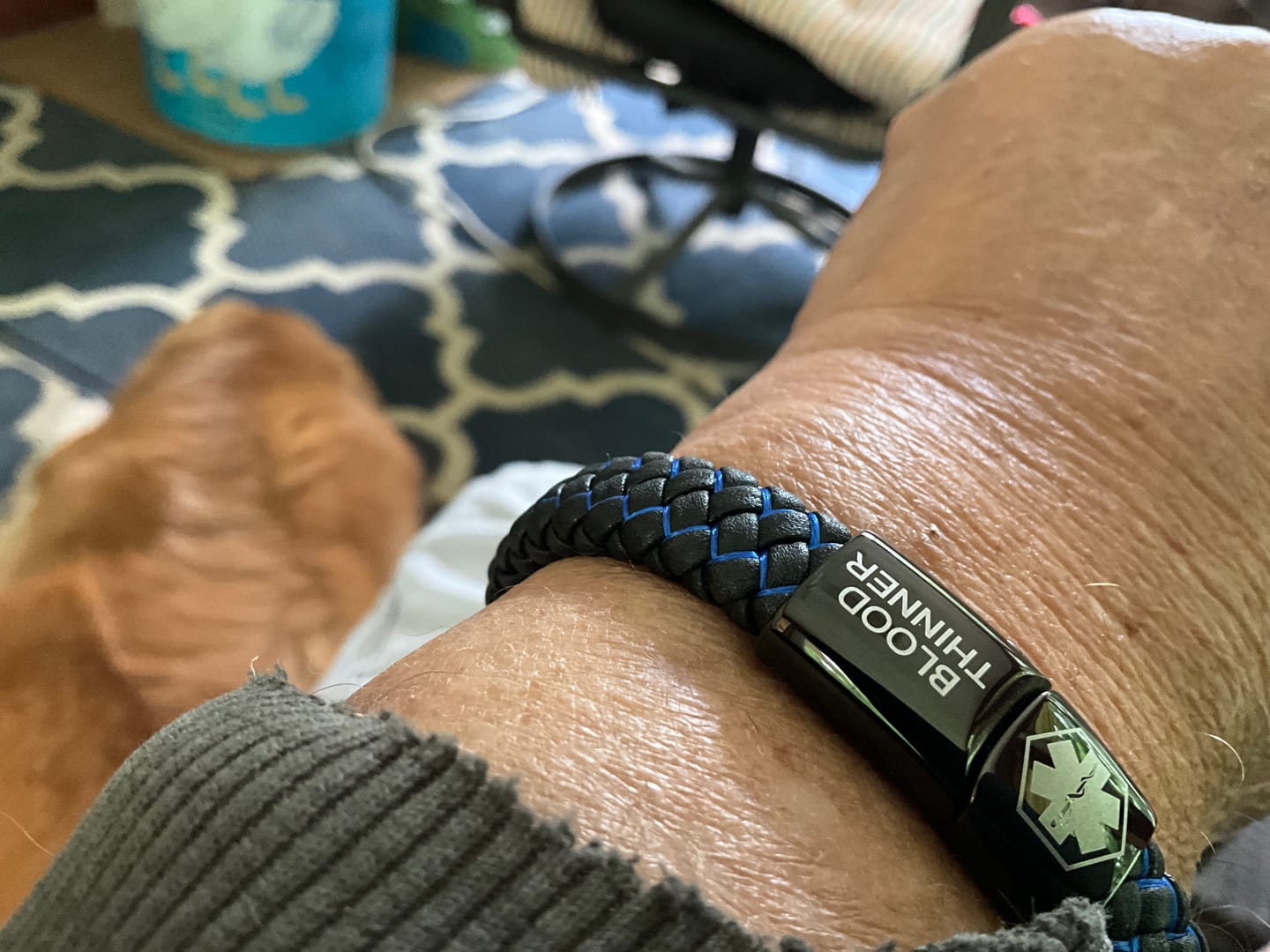Customer photo review of Medical Alert Bracelet