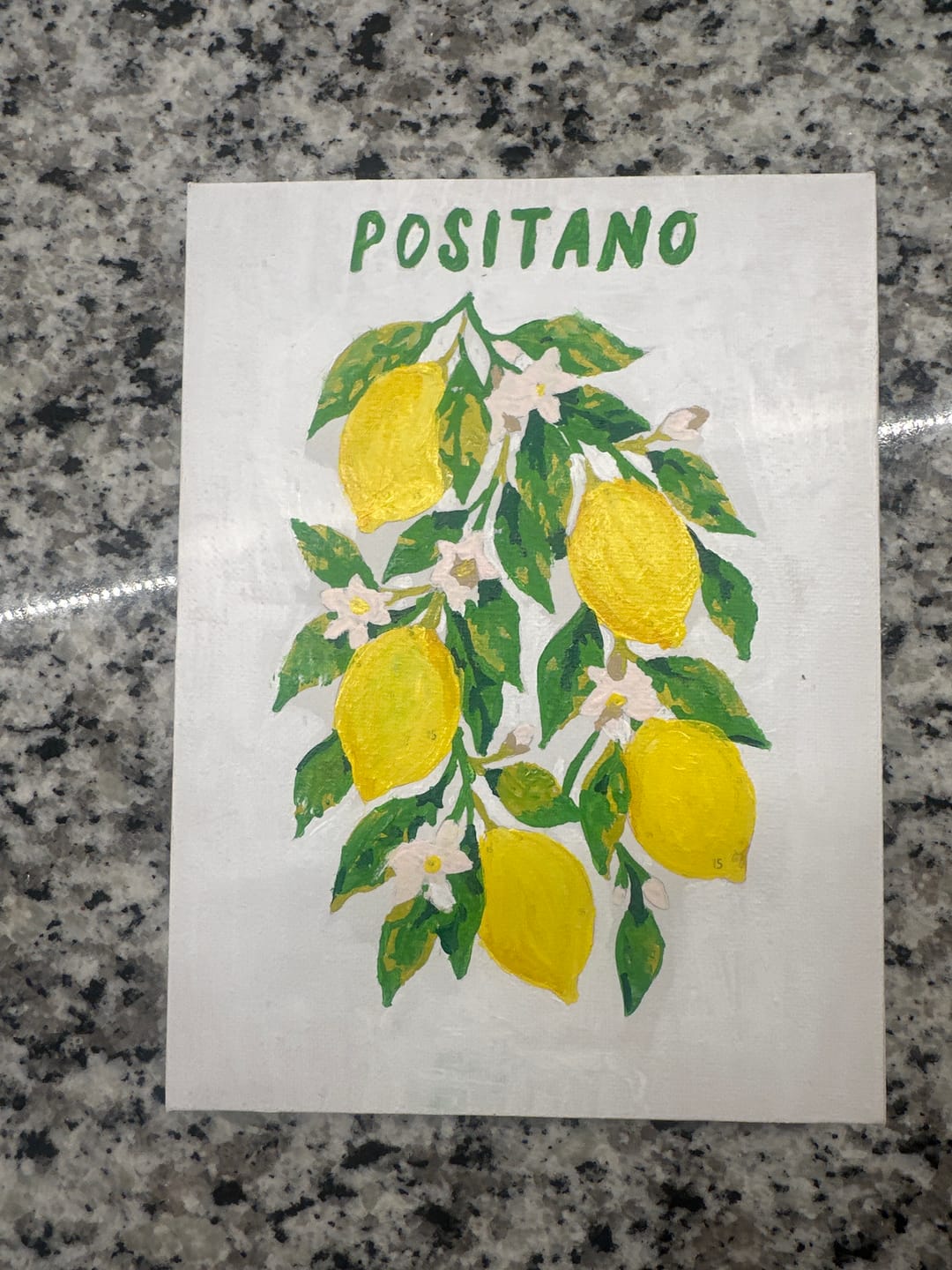 Customer photo review of 6 Mini Paintings - Italian Fruit & Drinks Set