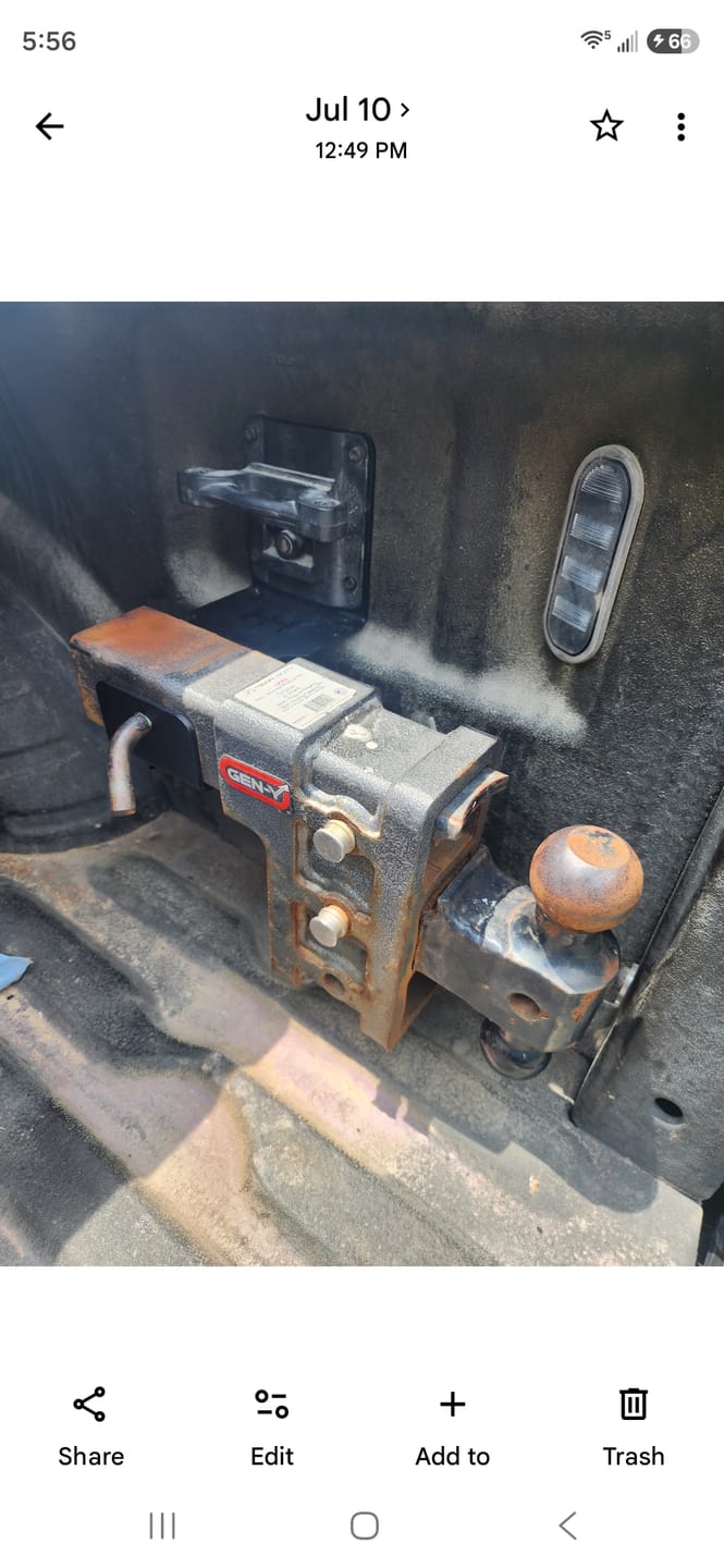 Customer photo review of Hitcholder™ Receiver - Ford BoxLink