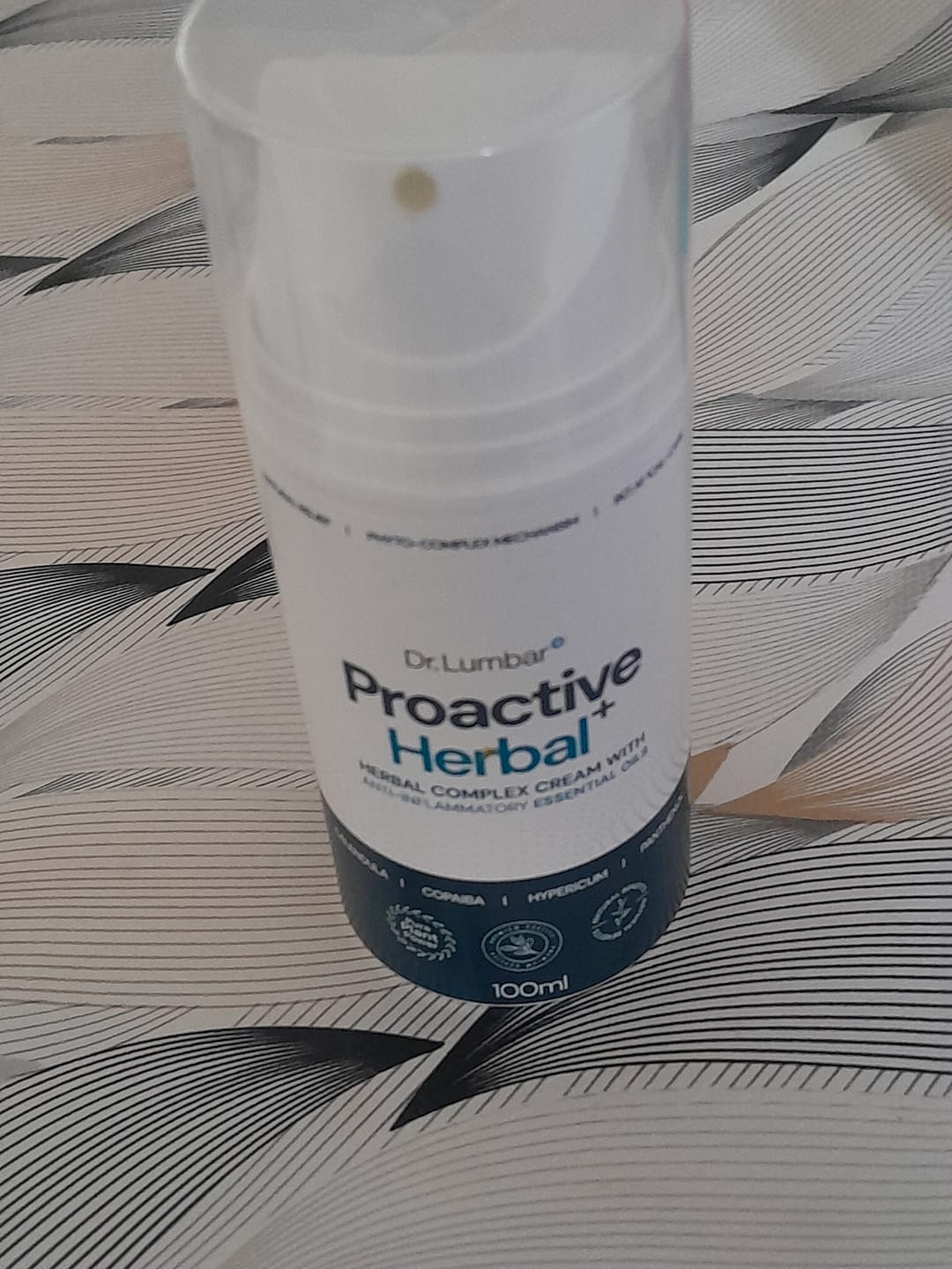 Customer photo review of Proactive Herbal+ Speciális Gyógynövény Krém Izmokra, Ízületekre, Talpi Bőnyére