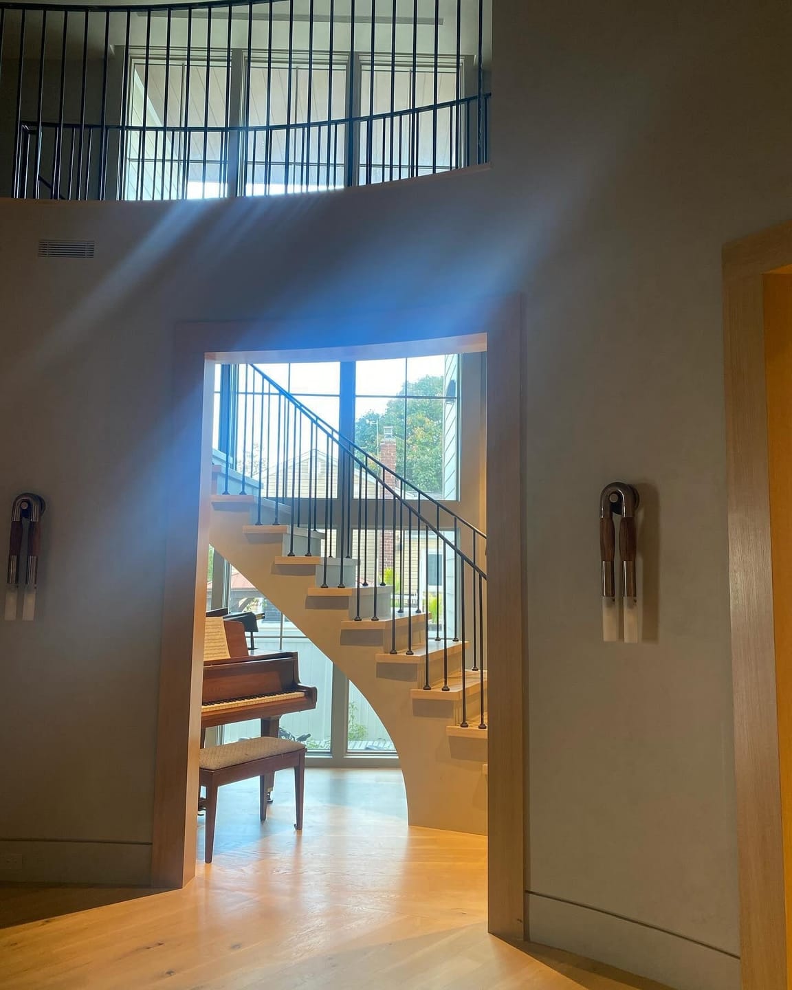 Customer photo review of Horsehair Sconce Solid Brass 30''H