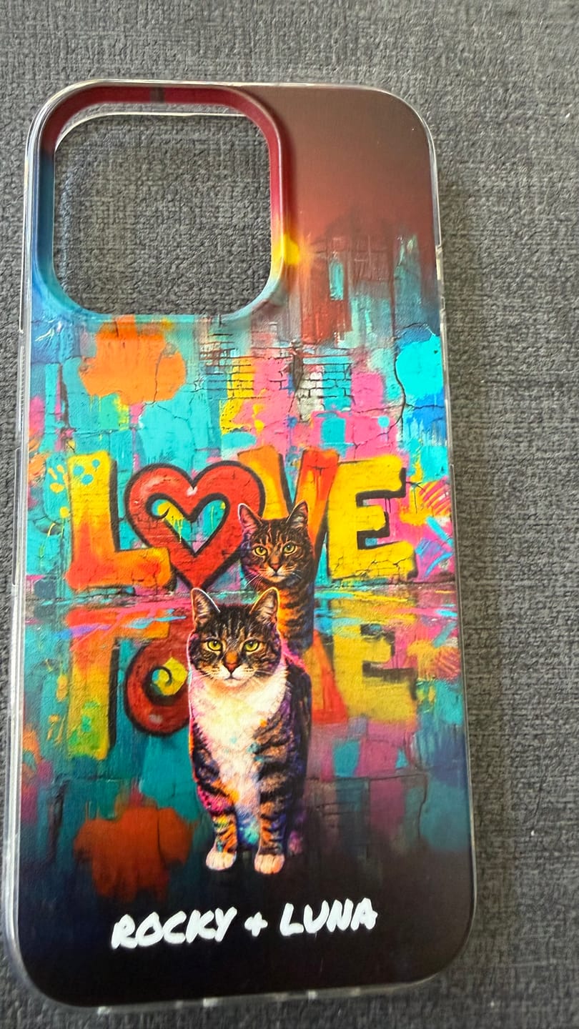 Customer photo review of Personalisierte Handyhülle - Streetart