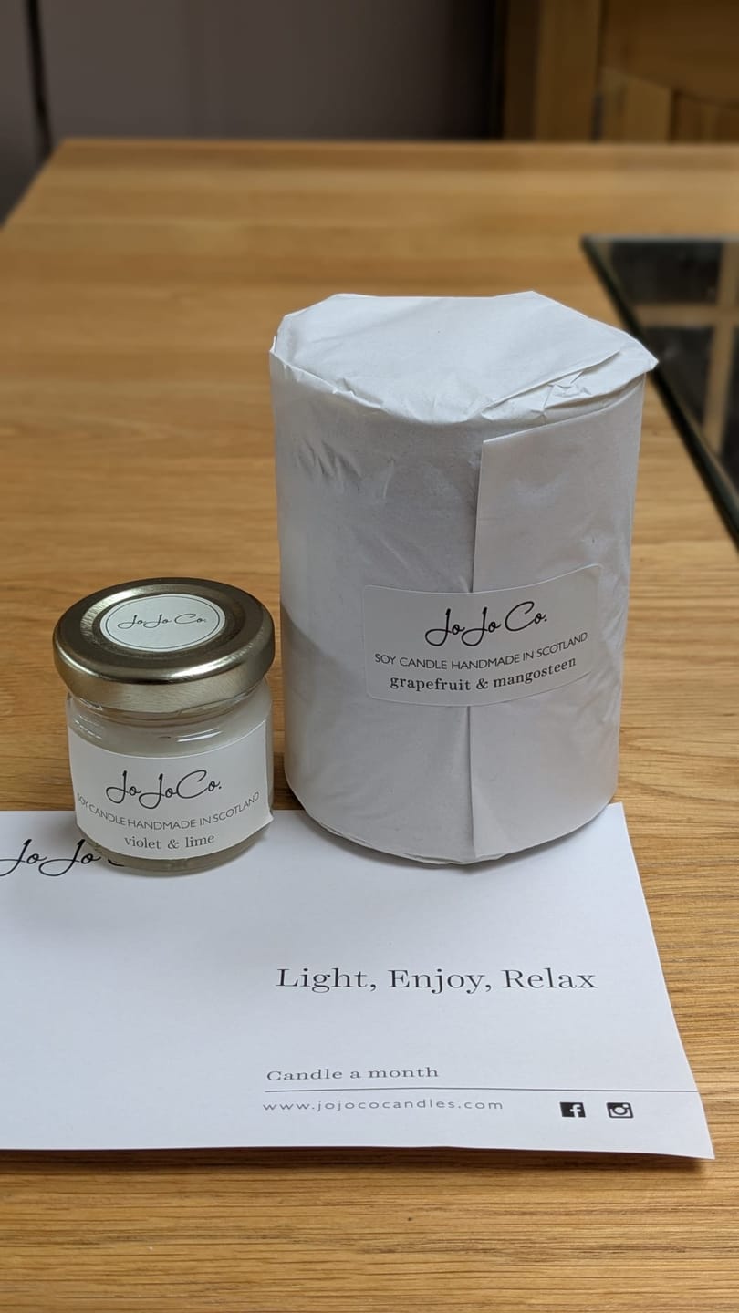 Customer photo review of Candle a Month