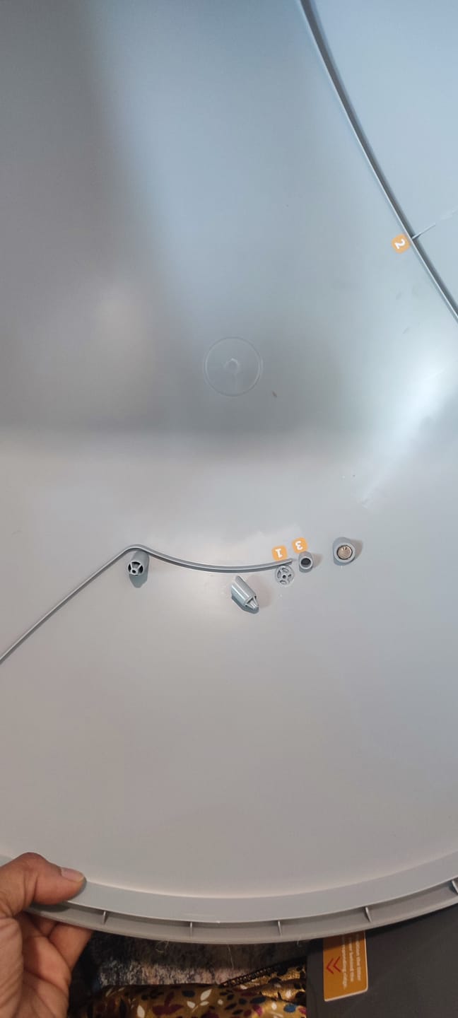 Customer photo review of [Summer Sale] New Arrivals Els Pet Orbitie with Wide Opening Self Cleaning Litter Box for Cats