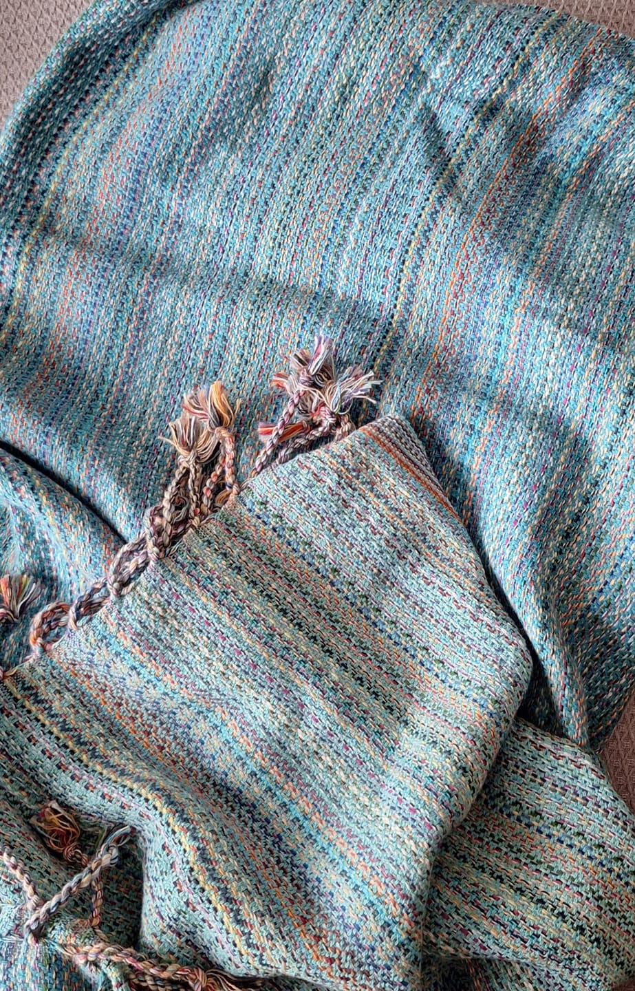 Customer photo review of NEW! Organic Cotton Turkish Towel Multi