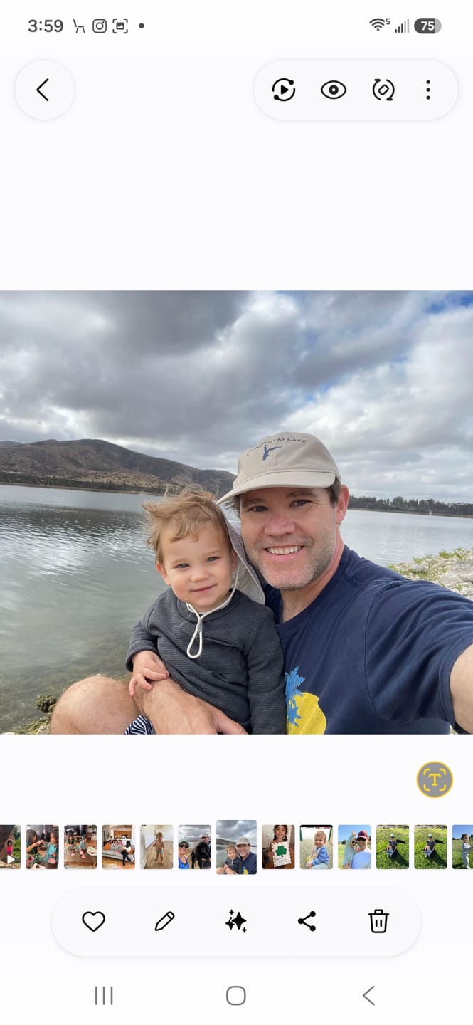 Customer photo review of Custom Lake Hat