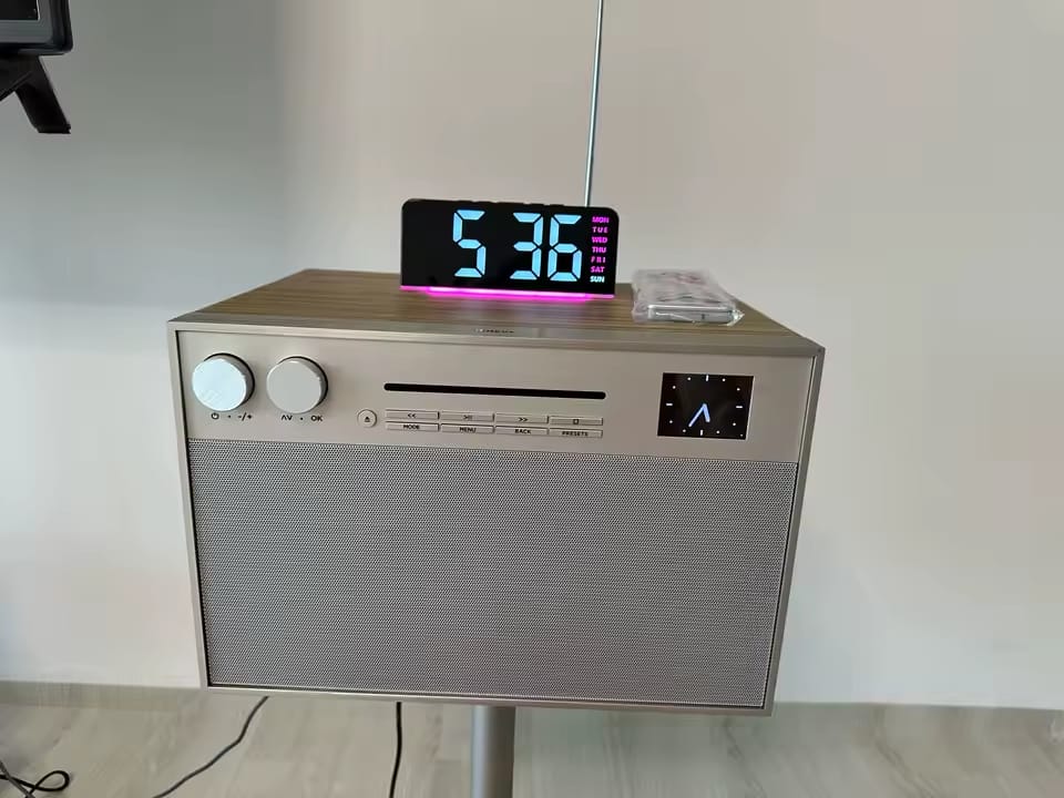 Customer photo review of Réveil digital LED lumineux