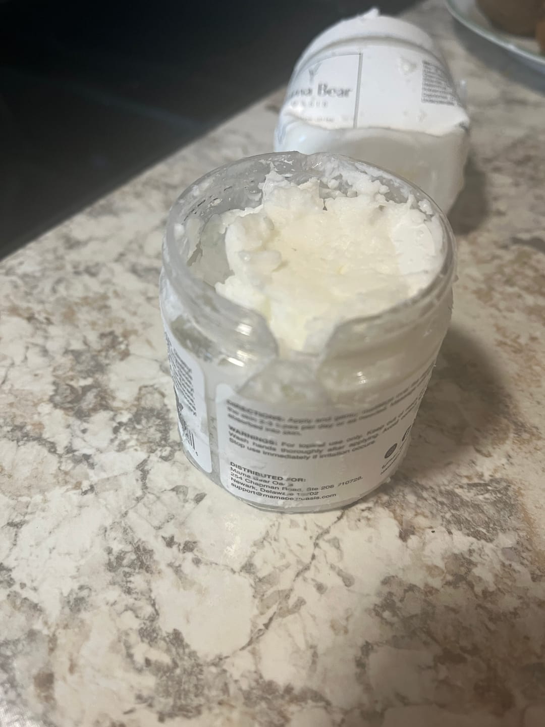 Customer photo review of The Original Mama Bear Nerve Relief Lotion