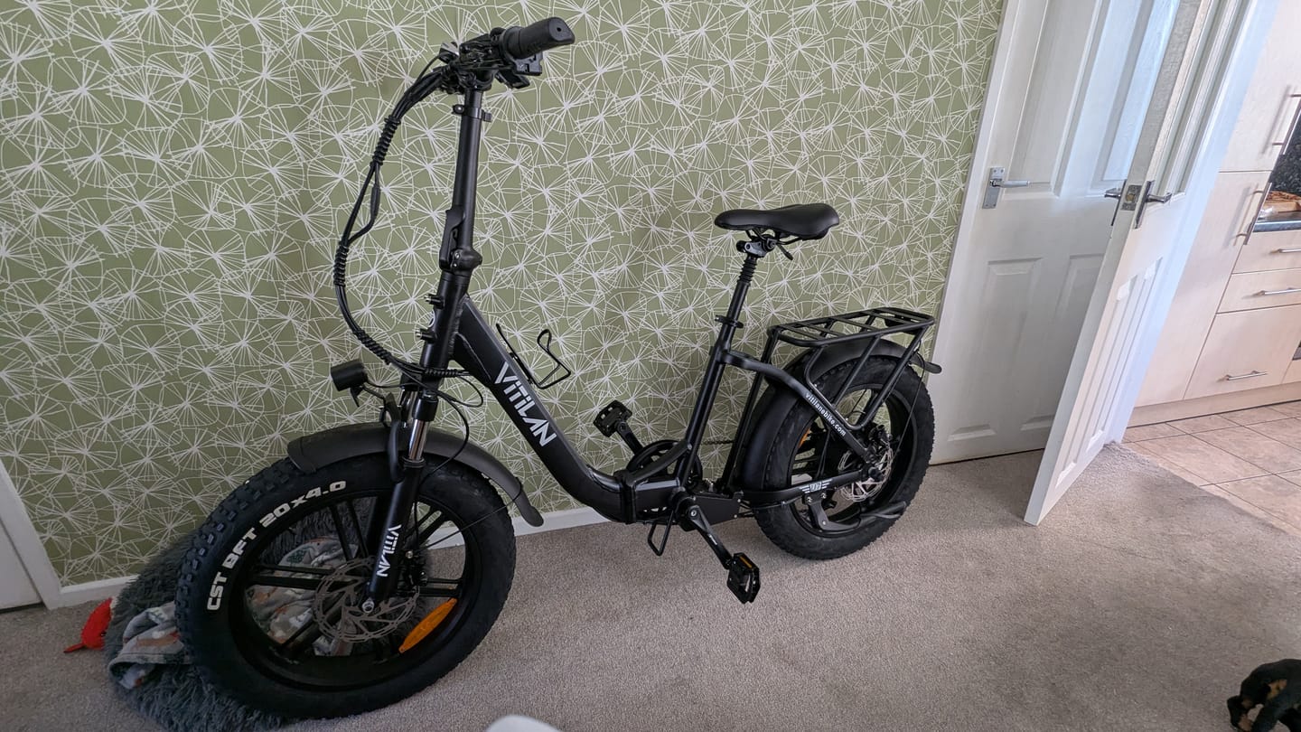 Customer photo review of U7 2.0 Step-thru Foldable Fat Tire Electric Bike