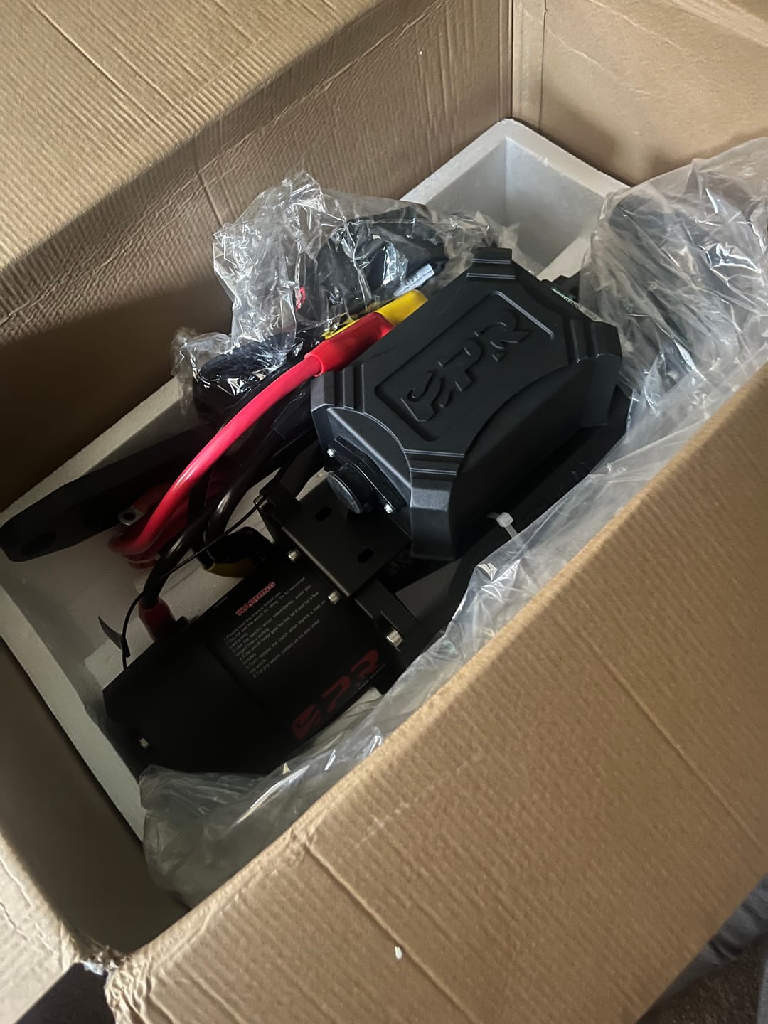 Customer photo review of OPENROAD 12,000lbs Electric Winch with Synthetic Rope-Panther Series 3S