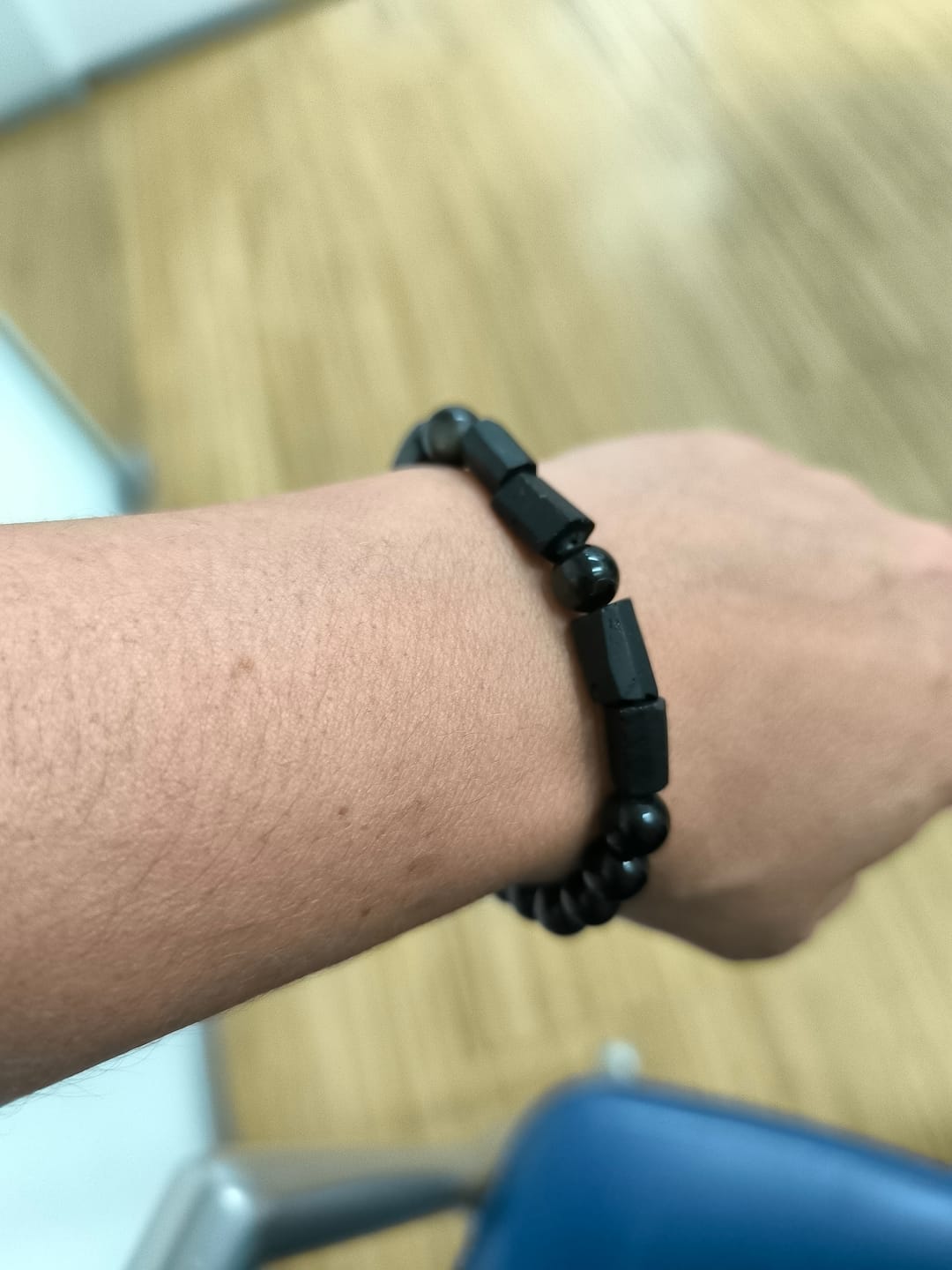 Customer photo review of Schwarzes Turmalin Obsidian - Schutz Armband