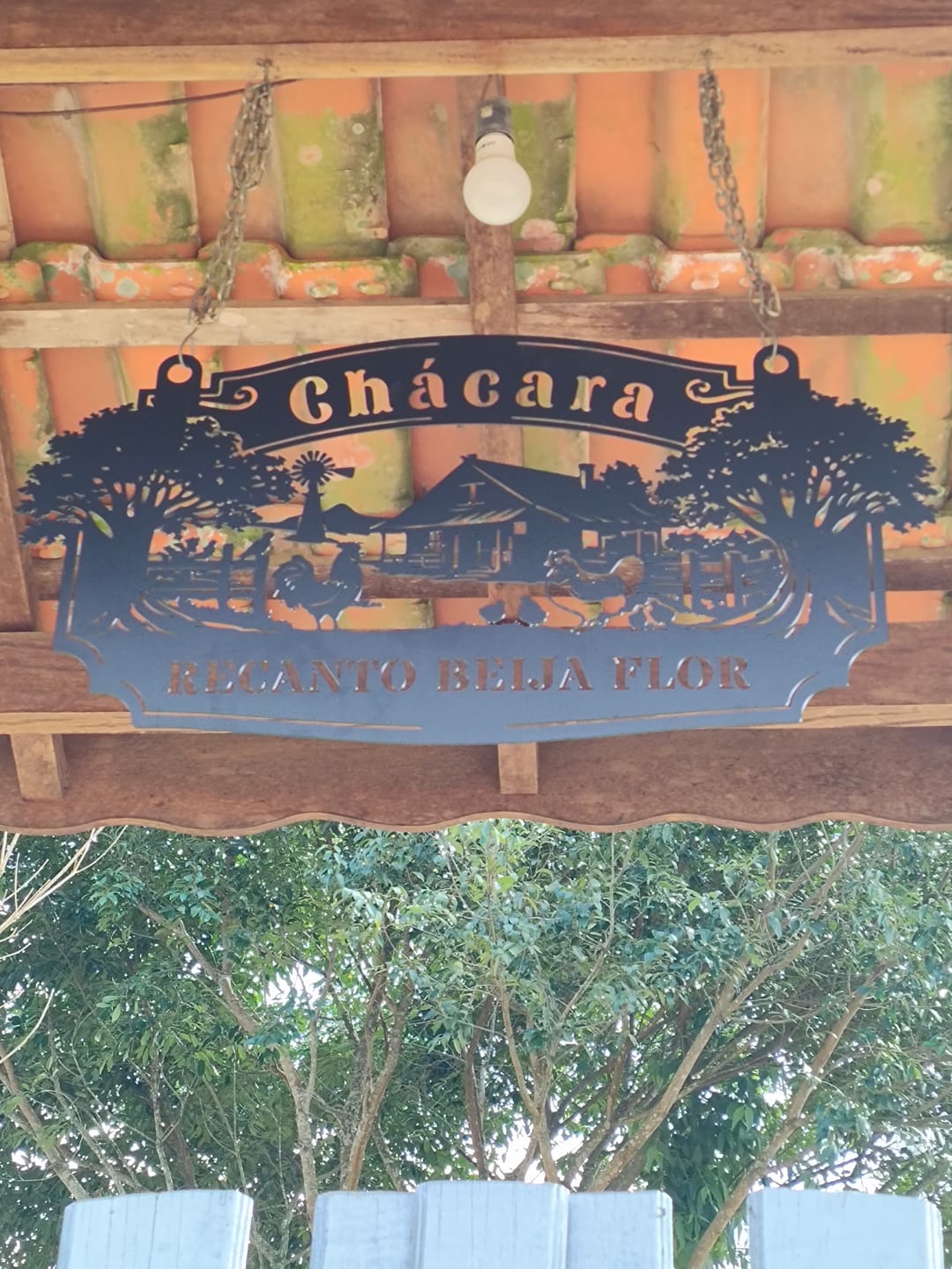 Customer photo review of Placa Rancho Paisagem