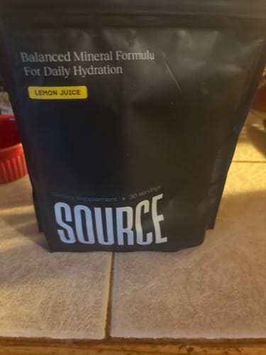 Customer photo review of Essential Mineral Mix Lemon