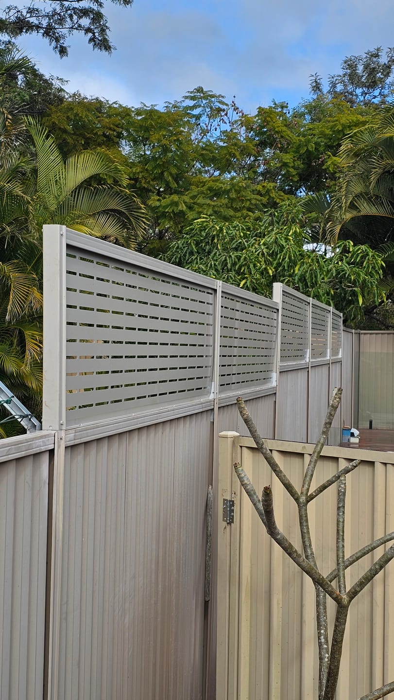 Customer photo review of Fence Extensions for Colorbond Fences