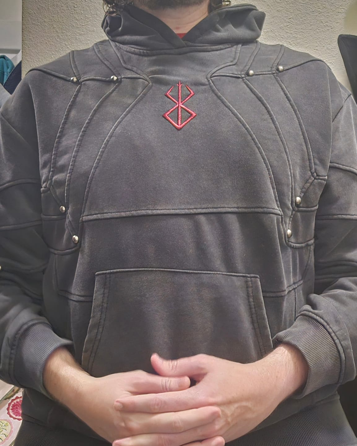 Customer photo review of Tormented Armor Hoodie