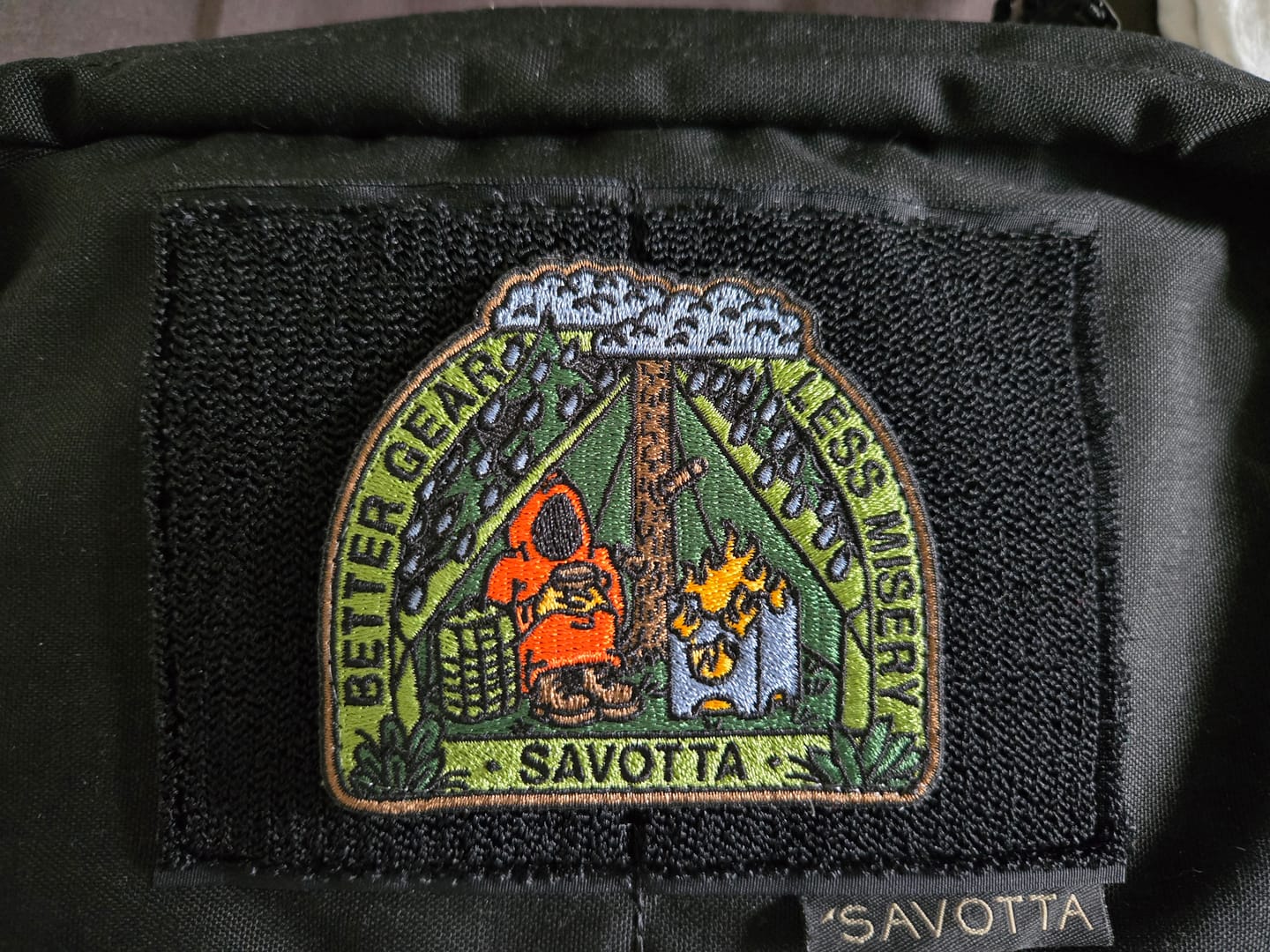 Customer photo review of Better gear less misery patch