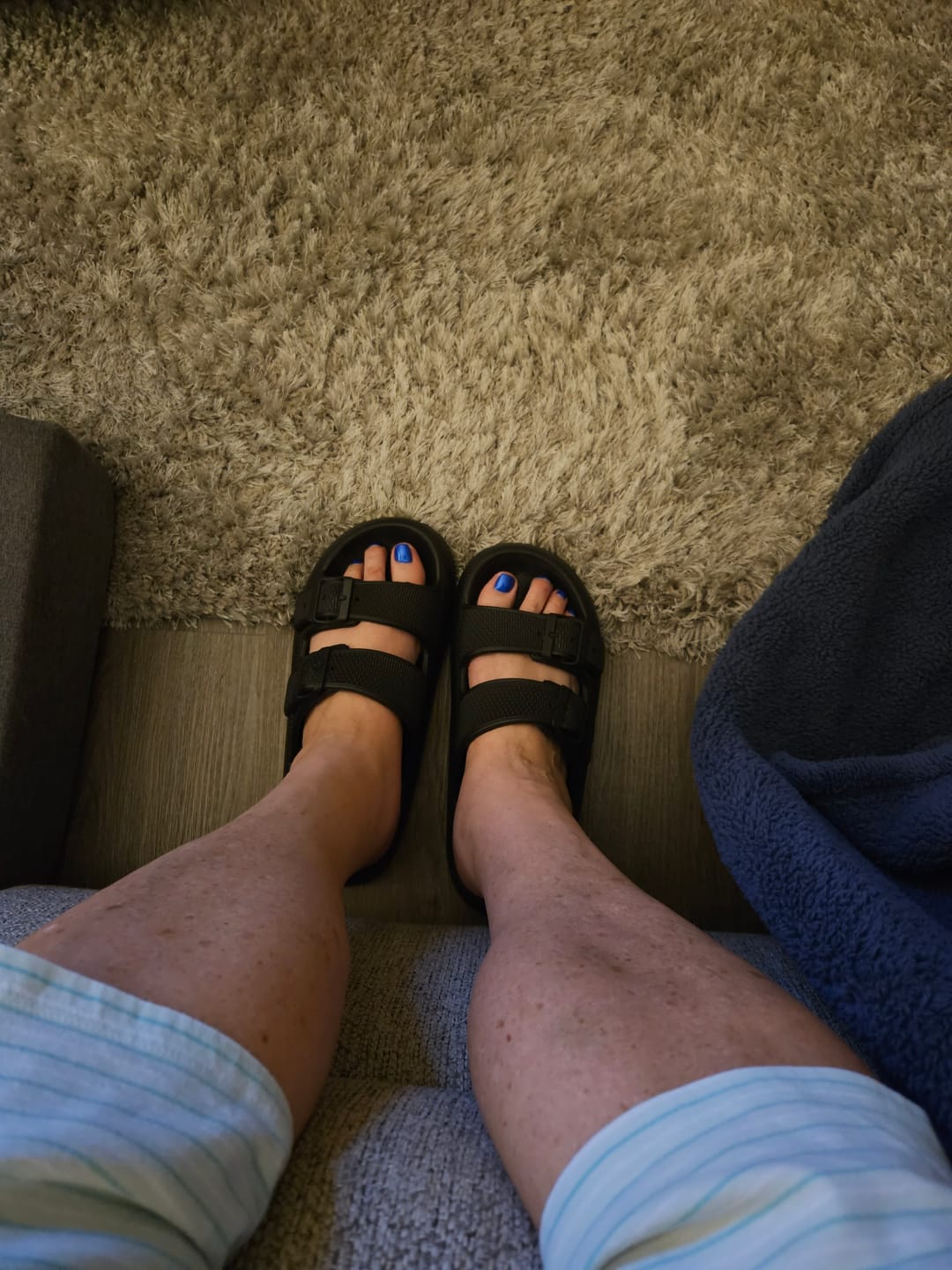 Customer photo review of Cloud Slides - Cushioned EVA Sandals with Adjustable Buckles