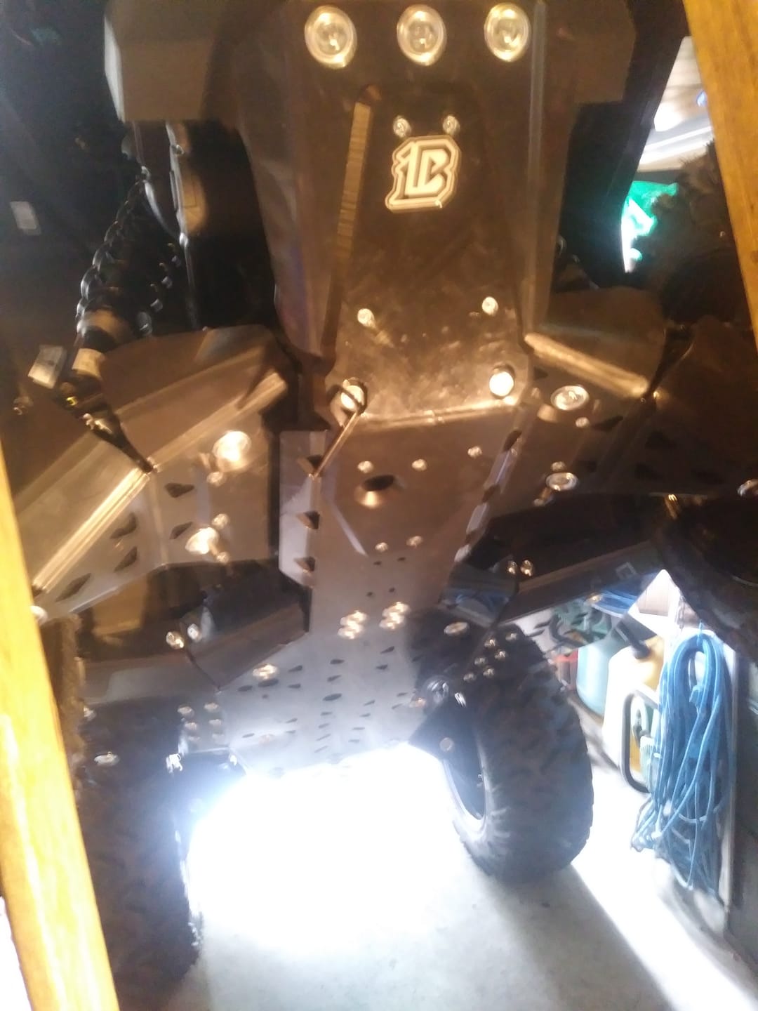 Customer photo review of Skid plate full set (plastic): CanAm G2 Outlander MAX: 650 / 850 / 1000: (2019+)