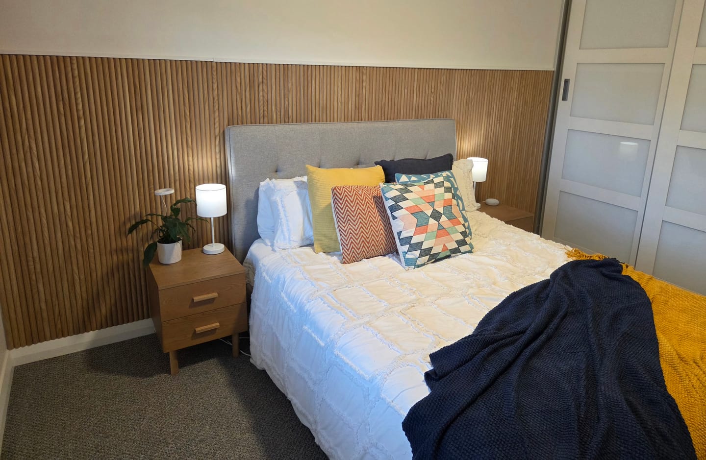 Customer photo review of Oak Round | Fluted Panel 2.8M
