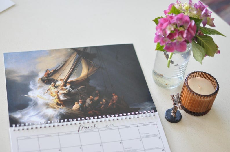 Customer photo review of 2026 Traditional Catholic Wall Calendar – Feasts from the 1962 Latin Missal - Size 8.5x11