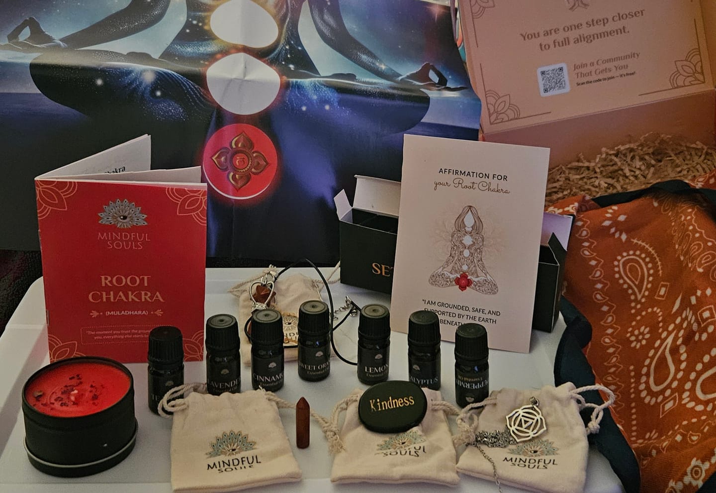 Customer photo review of Chakra Subscription Box