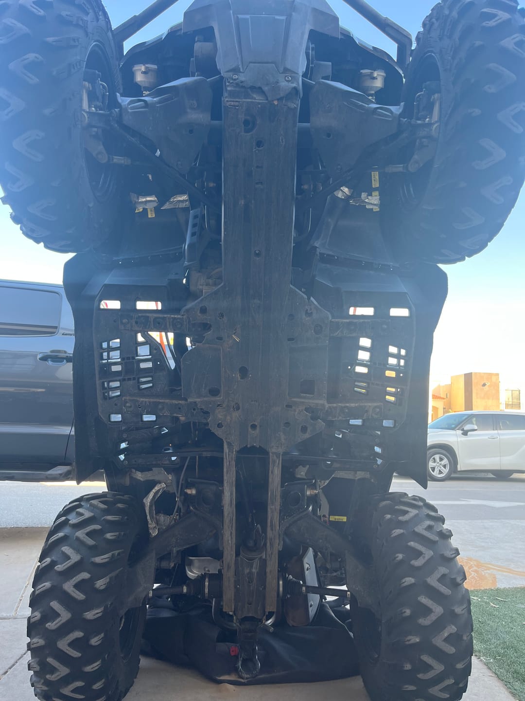 Customer photo review of Skid plate full set (plastic): CanAm G2 Outlander MAX: 650 / 850 / 1000: (2019+)