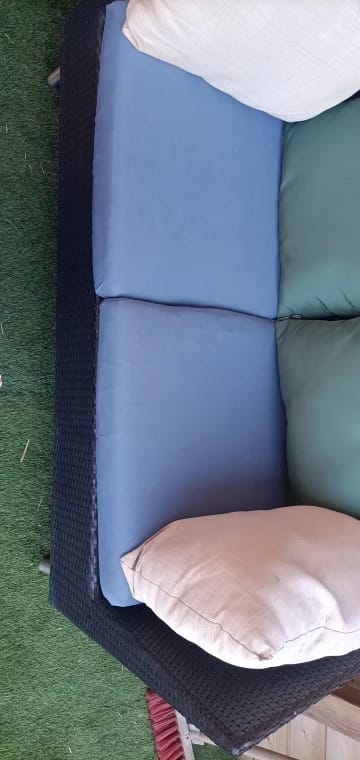 Customer photo review of Housse de Coussin Classique Extensible | Salon de Jardin Extérieur & Intérieur