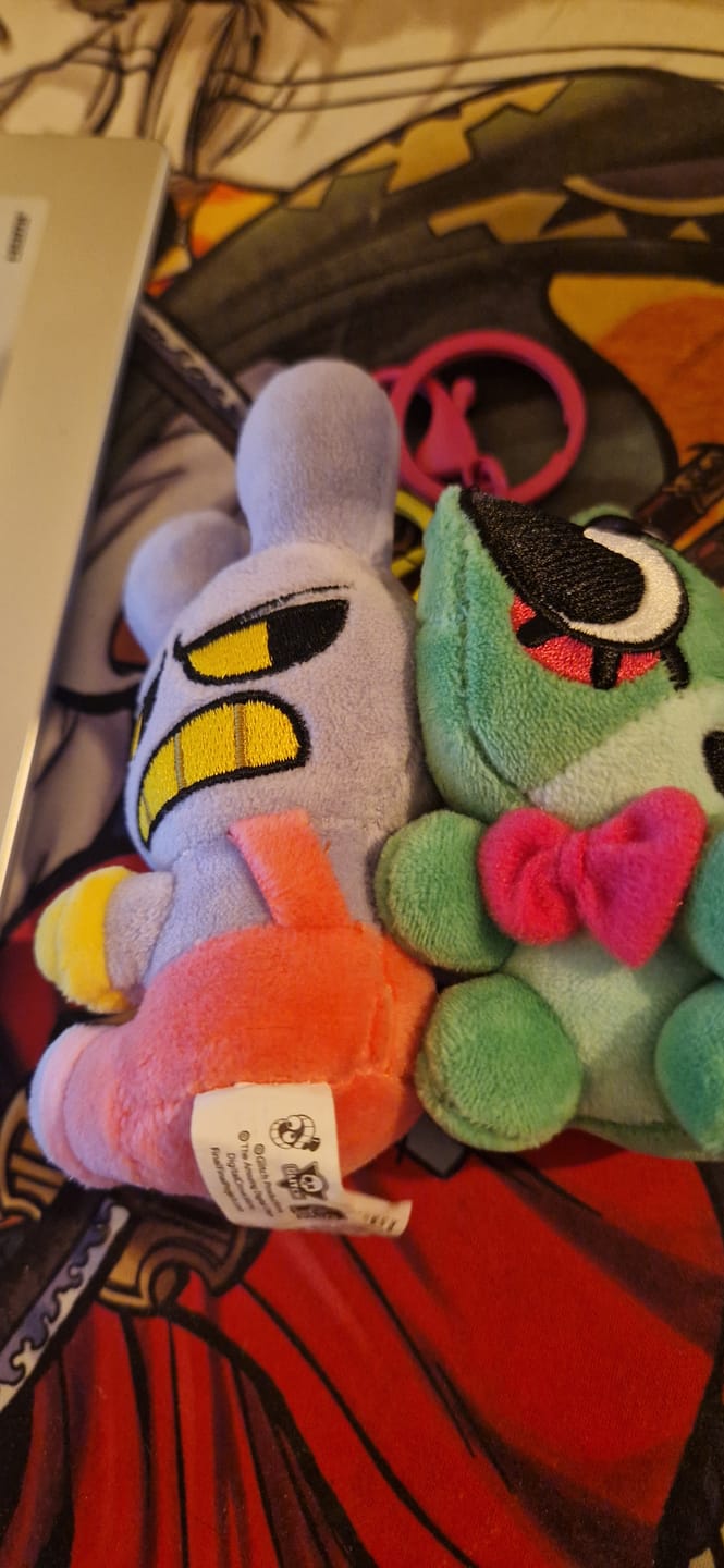 Customer photo review of Jax & Ribbit Magnetic Plush Keychains