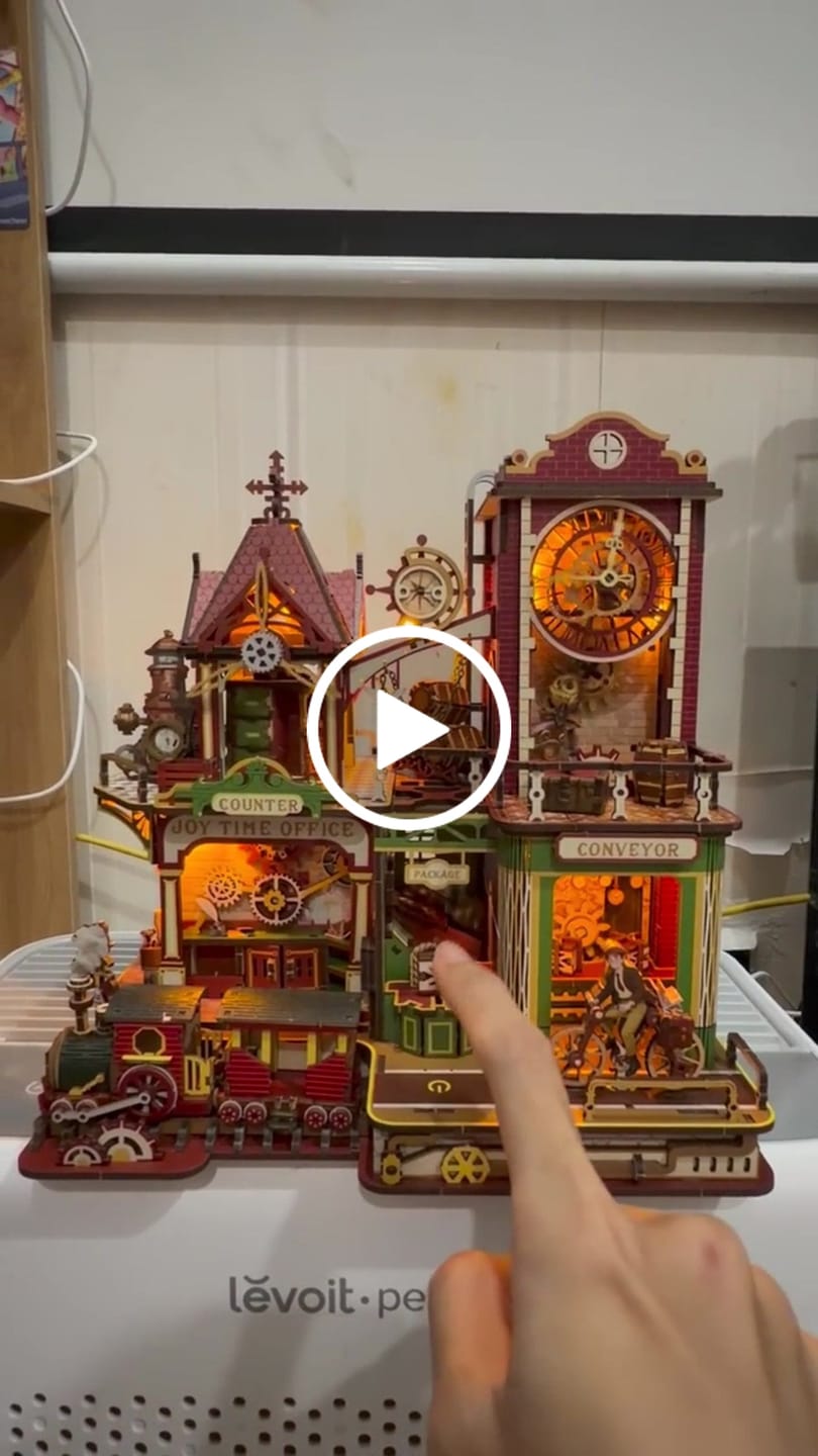 Customer video review of Time Post Office 3D Wooden Puzzle
