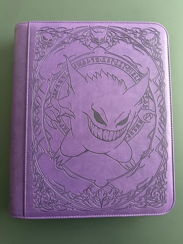 Customer photo review of Purple Evil - Toploader Trading Card Binder